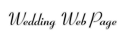 Wedding Web Page